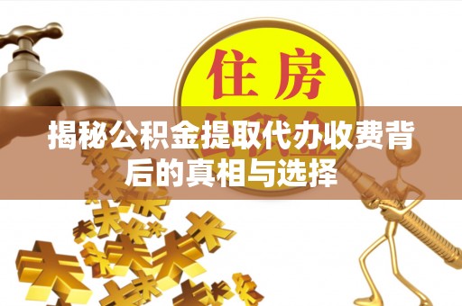 肃宁揭秘公积金提取代办收费背后的真相与选择