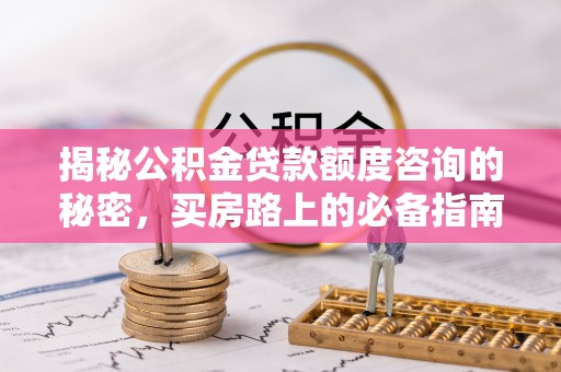 肃宁揭秘公积金贷款额度咨询的秘密，买房路上的必备指南
