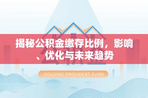 肃宁揭秘公积金缴存比例，影响、优化与未来趋势