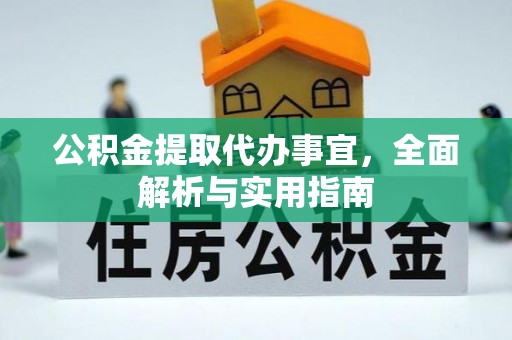 肃宁公积金提取代办事宜，全面解析与实用指南