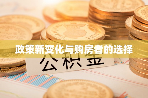 肃宁政策新变化与购房者的选择