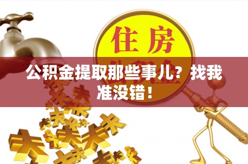 肃宁公积金提取那些事儿？找我准没错！