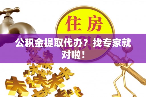 肃宁公积金提取代办？找专家就对啦！