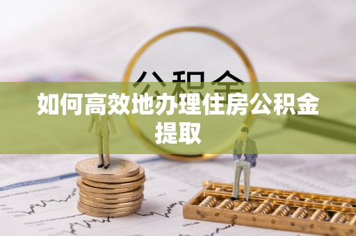 肃宁如何高效地办理住房公积金提取