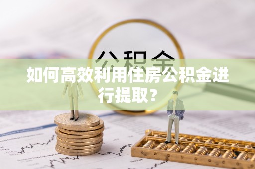 肃宁如何高效利用住房公积金进行提取？